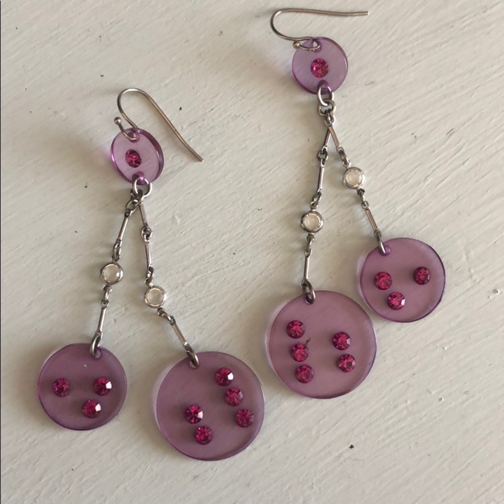 Vintage Henri Bendel Lucite Earrings